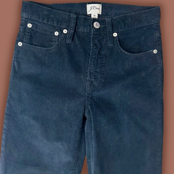 NWOT J. Crew Black ‘Vintage Straight Pant in Garment-Dyed Corduroy’ Size 25 - Picture 7 of 16